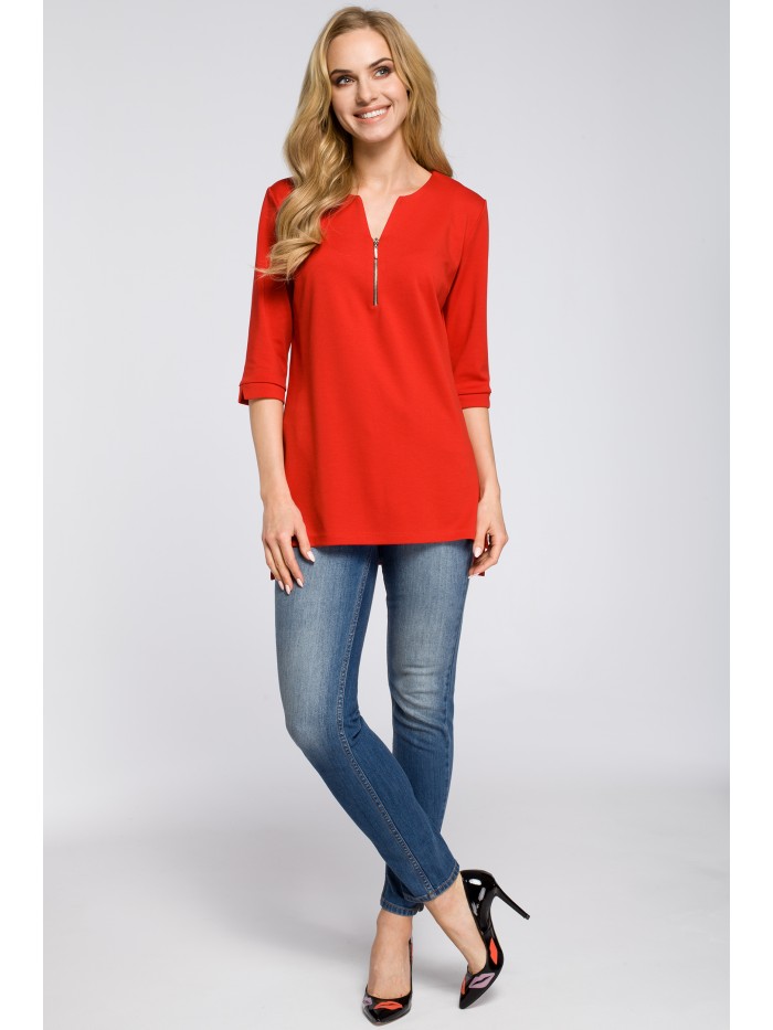 M278 Tunic blouse with...