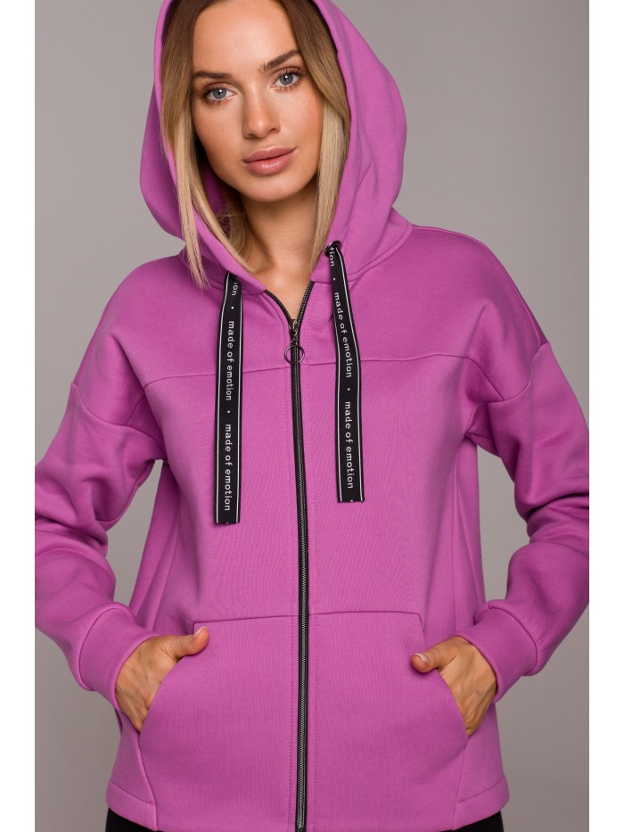 M550 Zipped hoodie - lavender