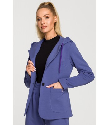 M691 Hooded blazer with...