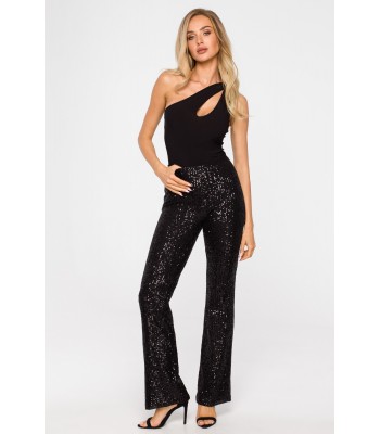 M725 Sequin flared trousers...