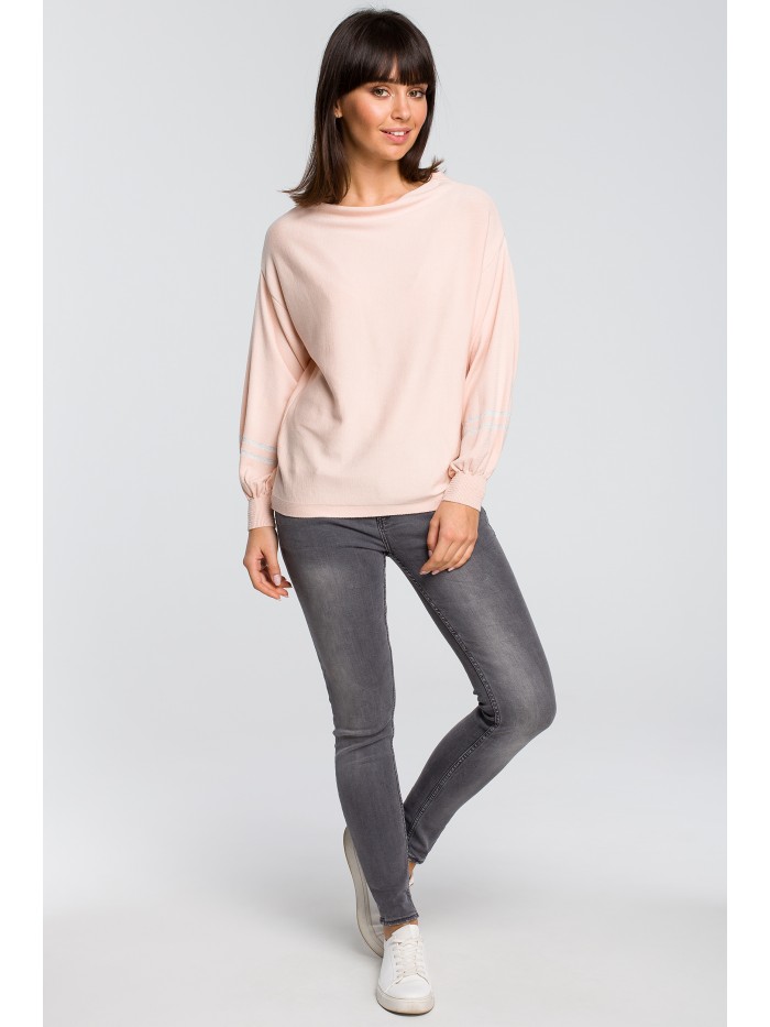 BK024 Bell sleeve pullover...