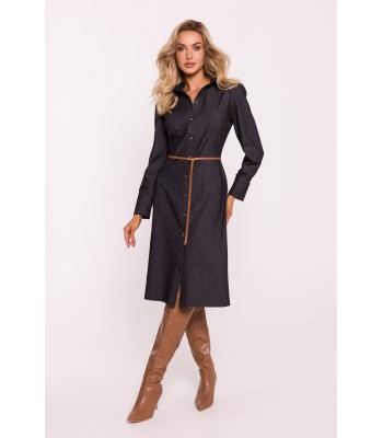 M804 Shirt dress with a...