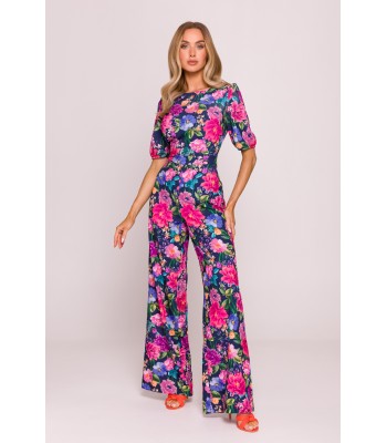 M857 Open back jumpsuit -...