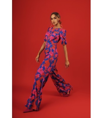 M857 Open back jumpsuit -...