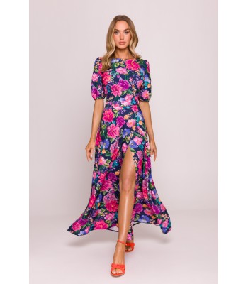 M858 Open back maxi dress -...