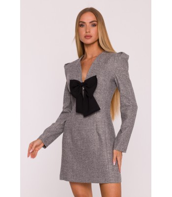 M869 Sukienka tweedowa z...