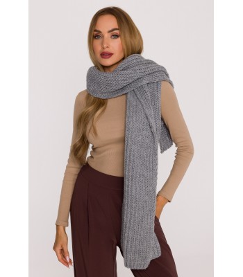 M896 Szal splot prążkowany...