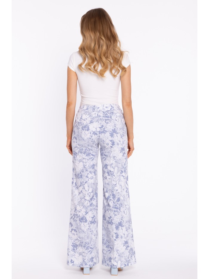 M911 Printed wide trousers...