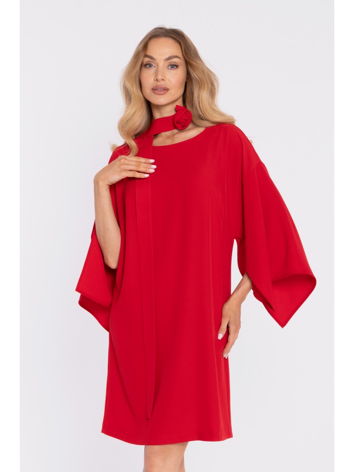 M908 Dress with decorative...