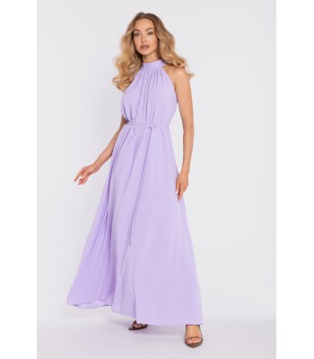M915 Sukienka maxi halter...