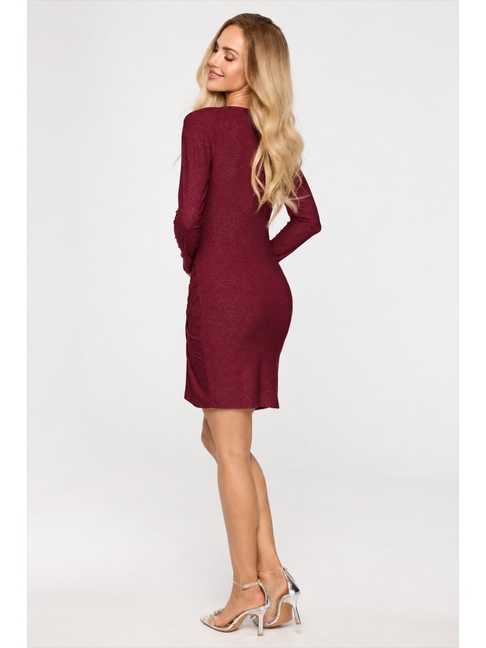 M722 Draped mini dress -...